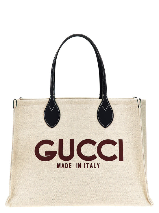 Gucci Beige Polyethylene Tote Bag (Ref. GU291078BM) - Front view