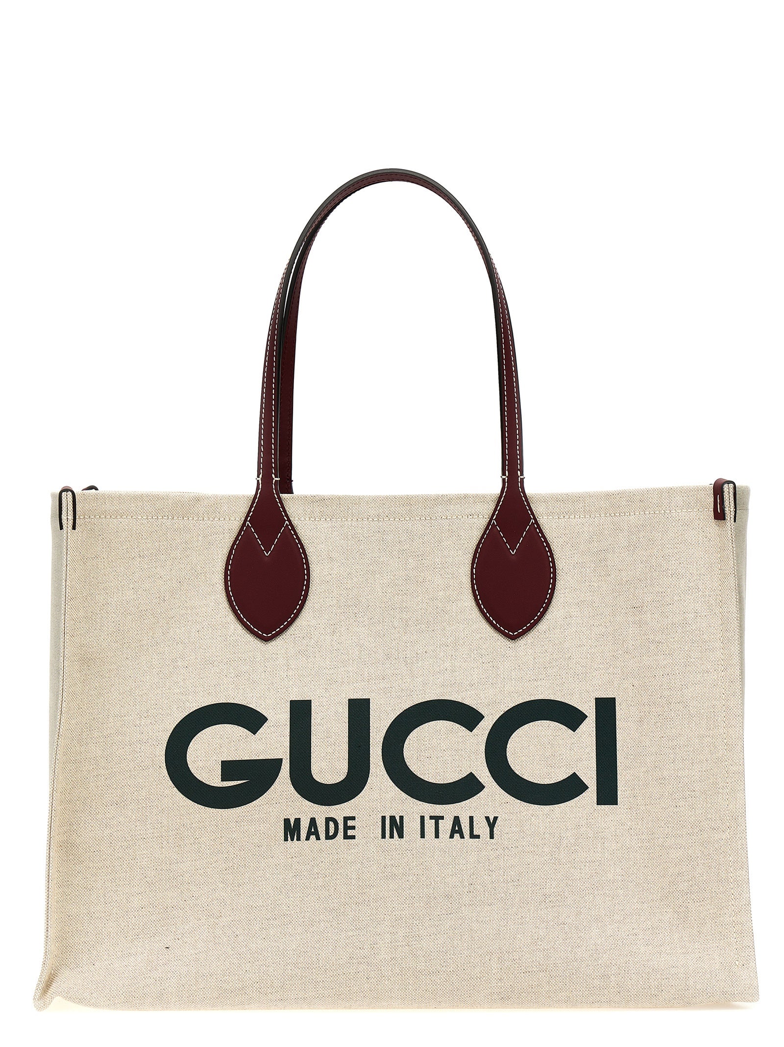Gucci Beige Polyethylene Tote Bag (Ref. GU291714BM) - Front view