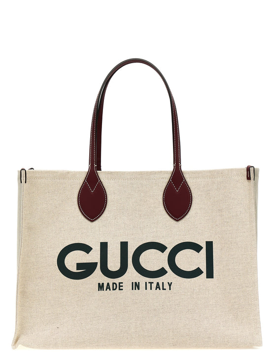 Gucci Beige Polyethylene Tote Bag (Ref. GU291714BM) - Front view