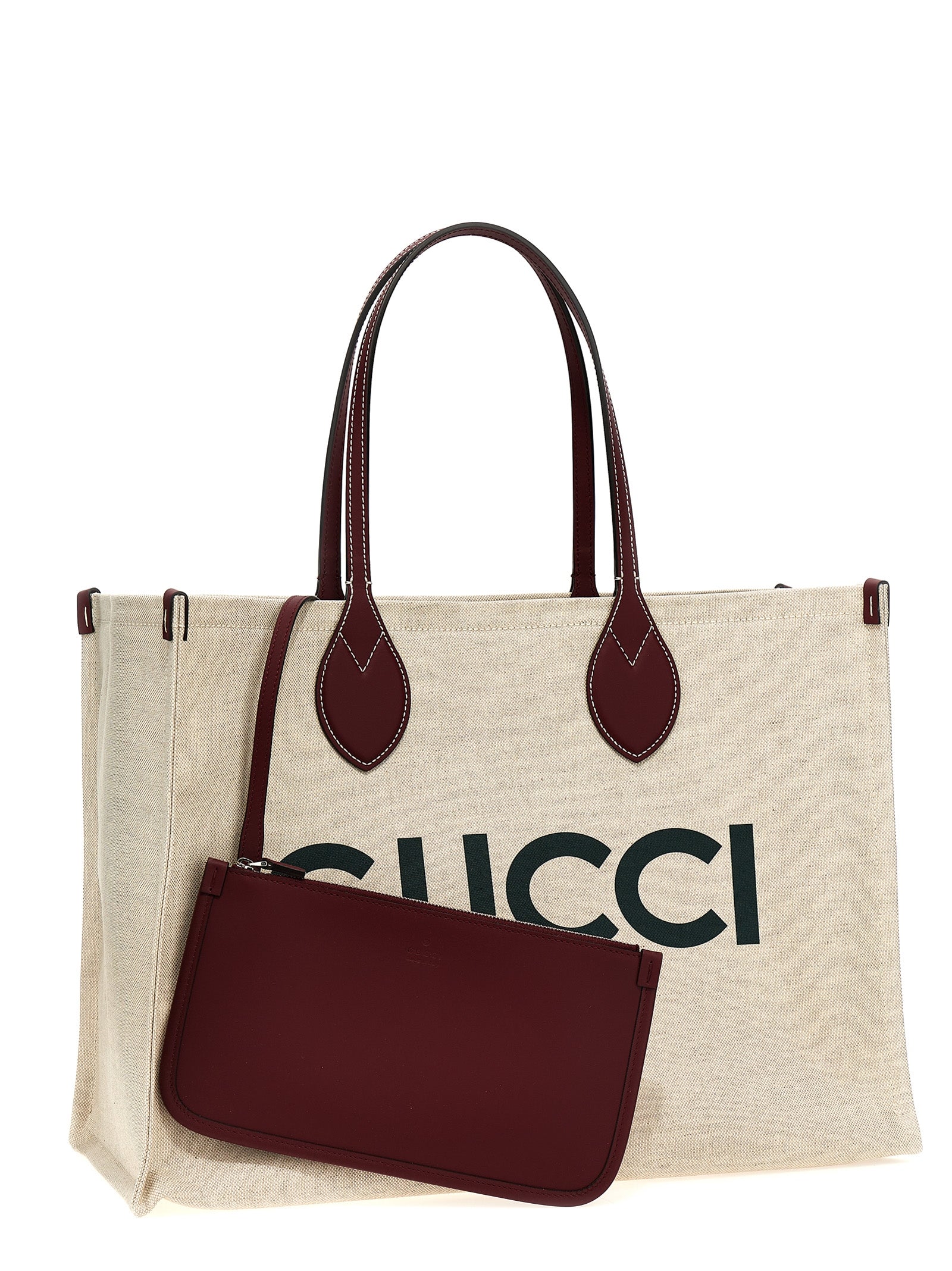 Gucci Beige Polyethylene Tote Bag (Ref. GU291714BM) - Back view