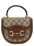 Gucci Brown Polyethylene Handbag - Front view