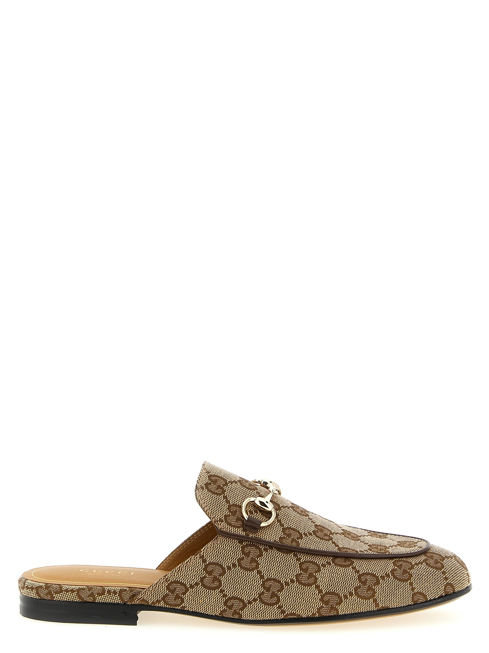 Gucci Beige Polyester Mules - Front view