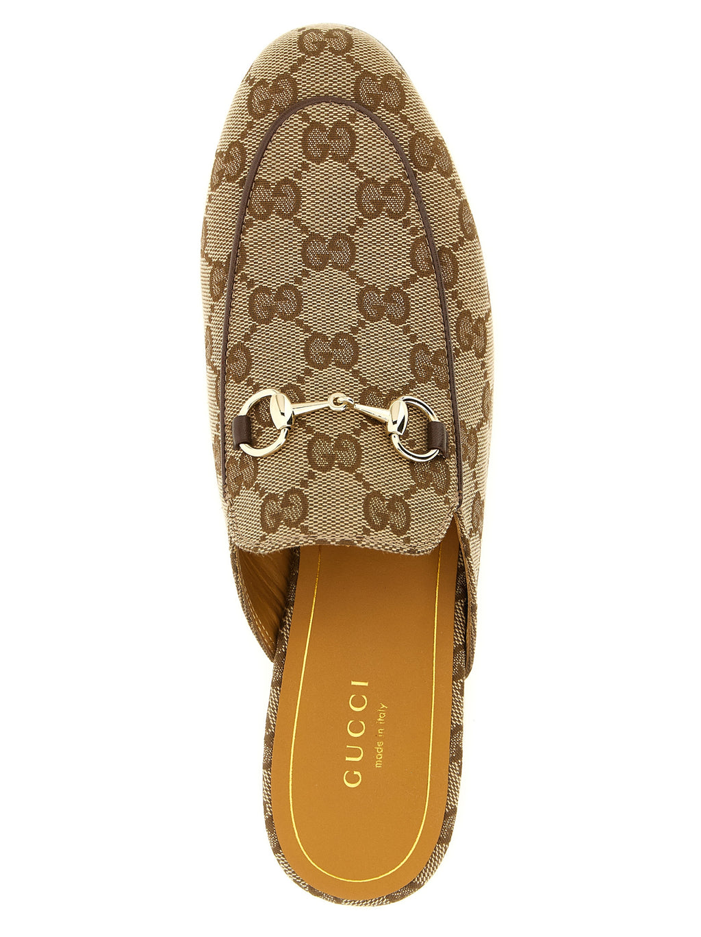 Gucci Beige Polyester Mules - Detail view