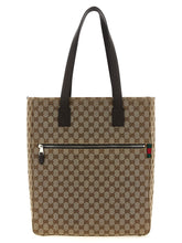 Gucci Brown Polyester Shoulder Bag - Front view