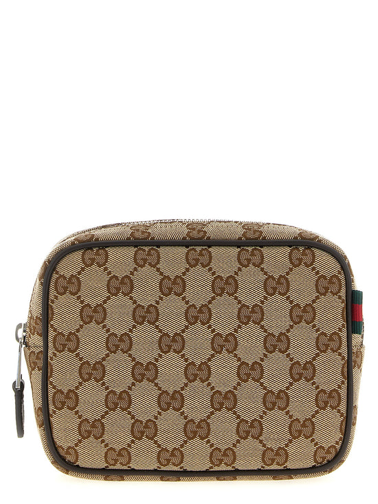 Gucci Beige Polyester Crossbody Bag (Ref. GU315986BM) - Front view