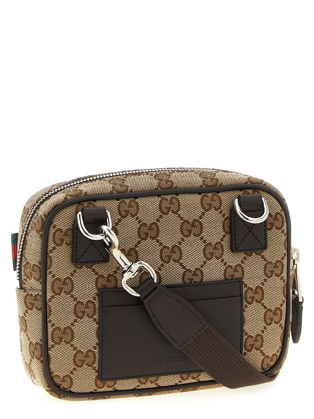 Gucci Beige Polyester Crossbody Bag (Ref. GU315986BM) - Side view