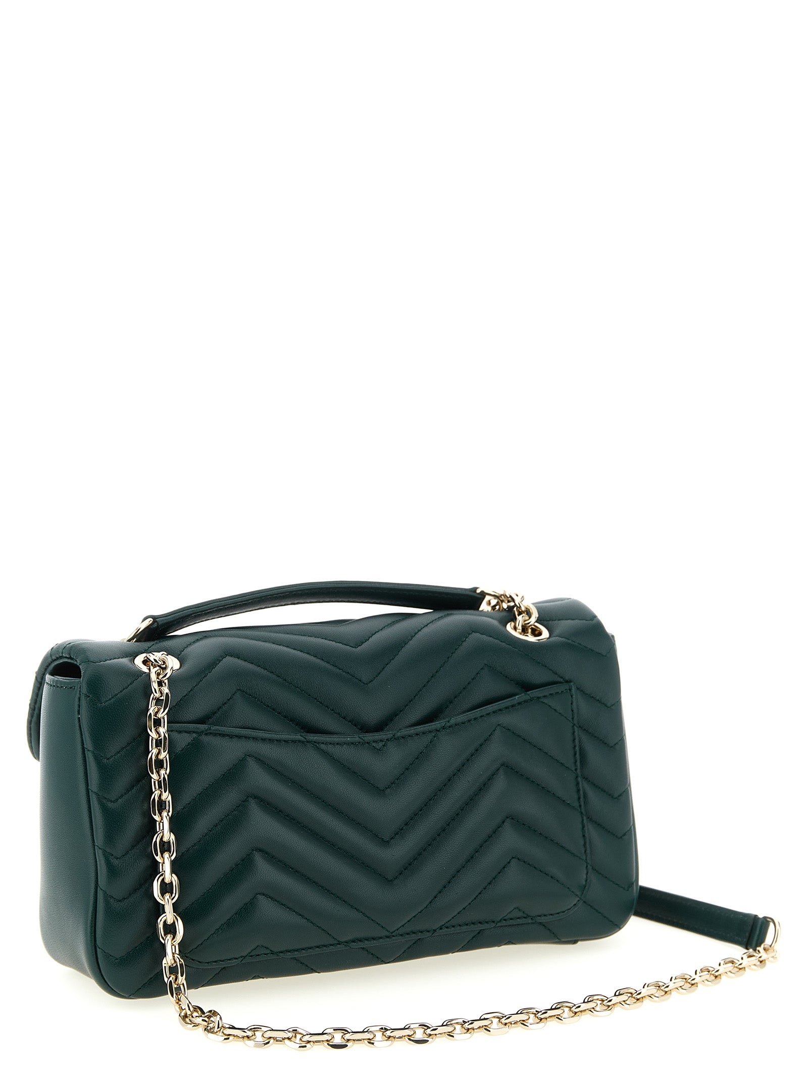 Gucci Bicolor Lamb Leather Shoulder Bag (Ref. GU327525BM) - Side view