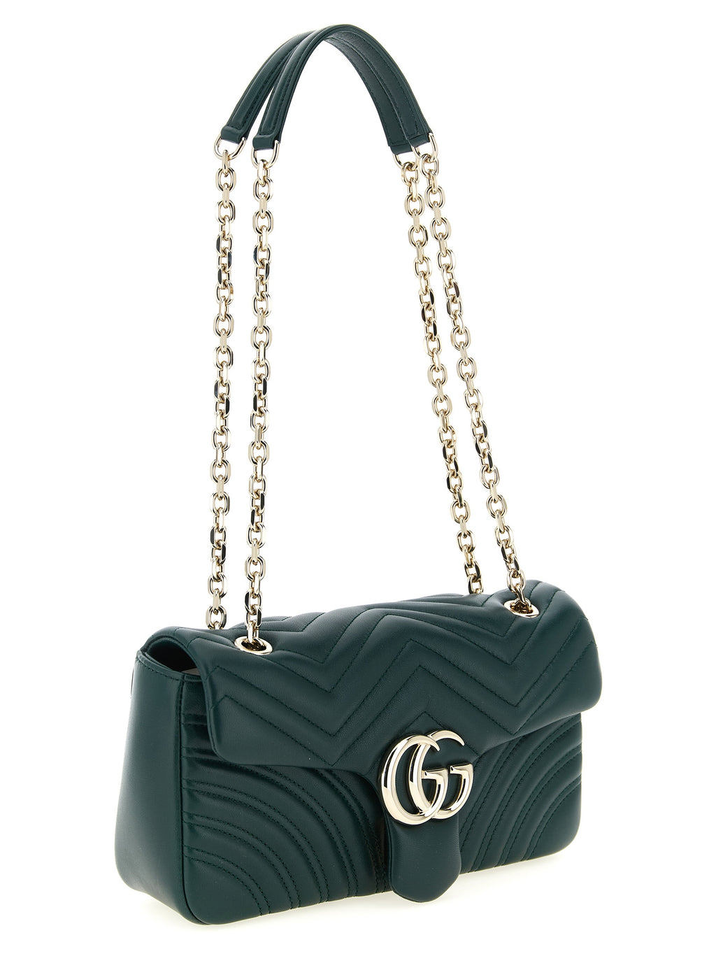 Gucci Bicolor Lamb Leather Shoulder Bag (Ref. GU327525BM) - Back view