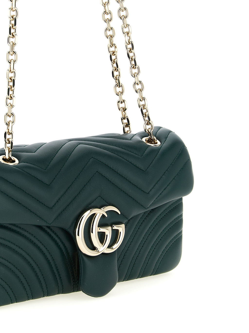 Gucci Bicolor Lamb Leather Shoulder Bag (Ref. GU327525BM) - Detail view