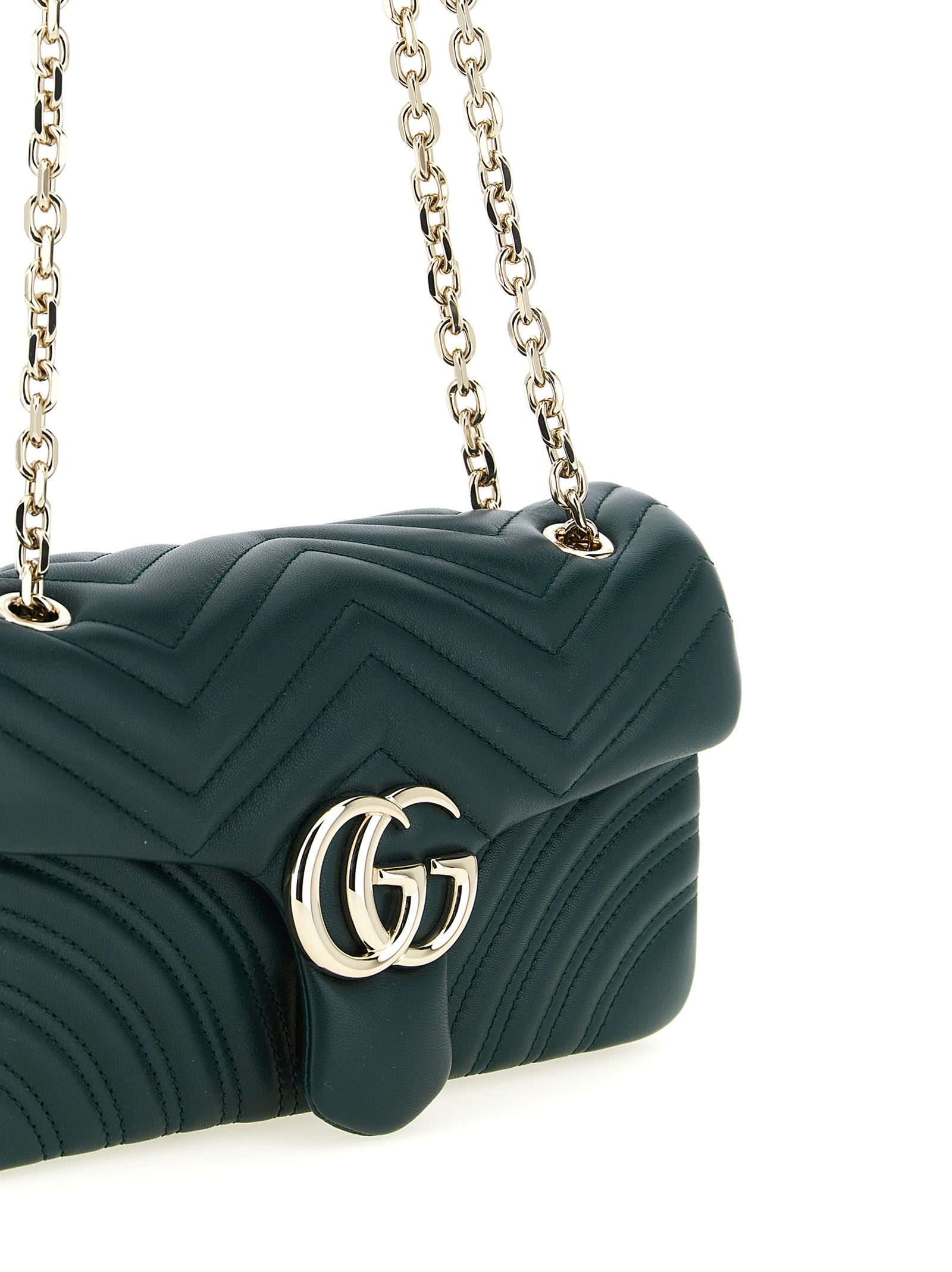 Gucci Bicolor Lamb Leather Shoulder Bag (Ref. GU327525BM) - Detail view