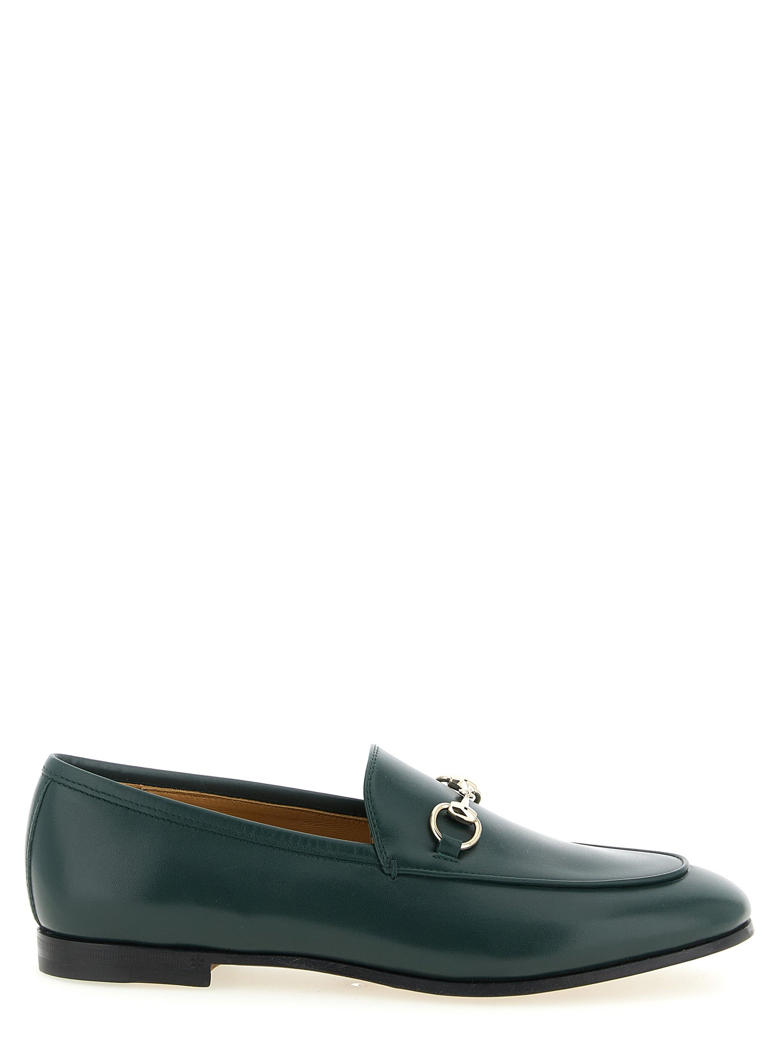 Gucci Bicolor Calfskin Slip On Loafers - Front view