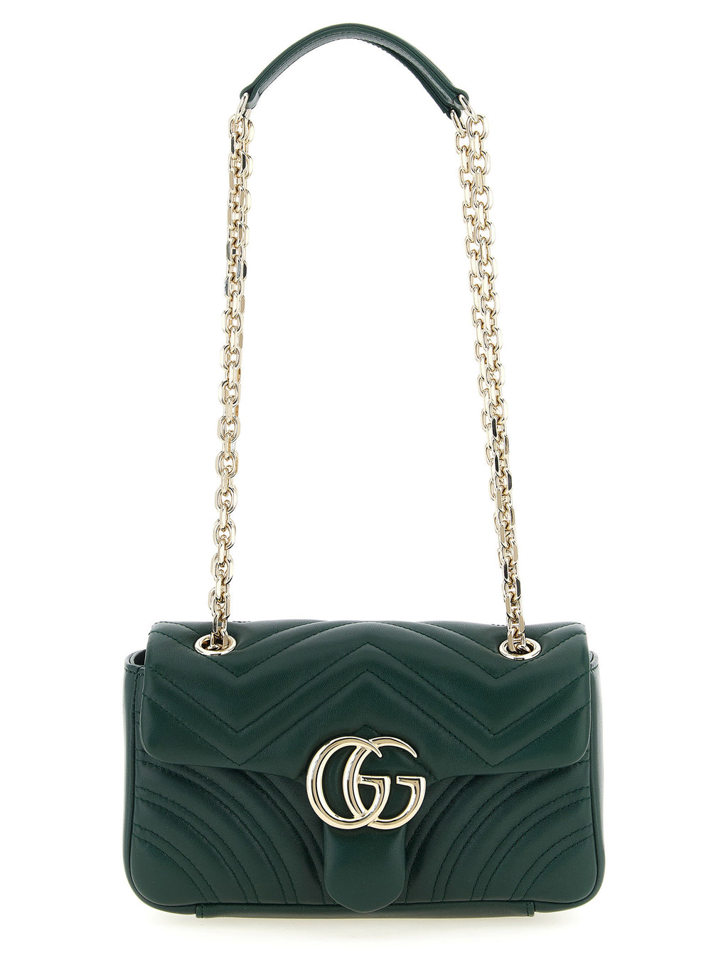 Gucci Bicolor Lamb Leather Shoulder Bag (Ref. GU334836BM) - Front view