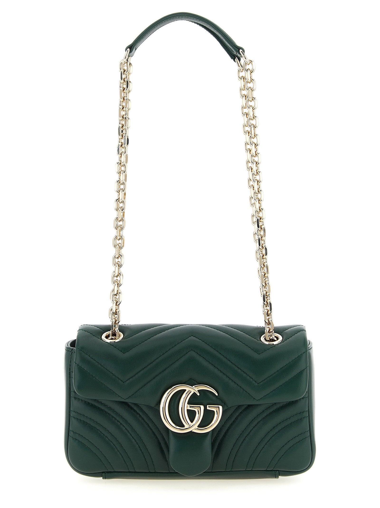 Gucci Bicolor Lamb Leather Shoulder Bag (Ref. GU334836BM) - Front view