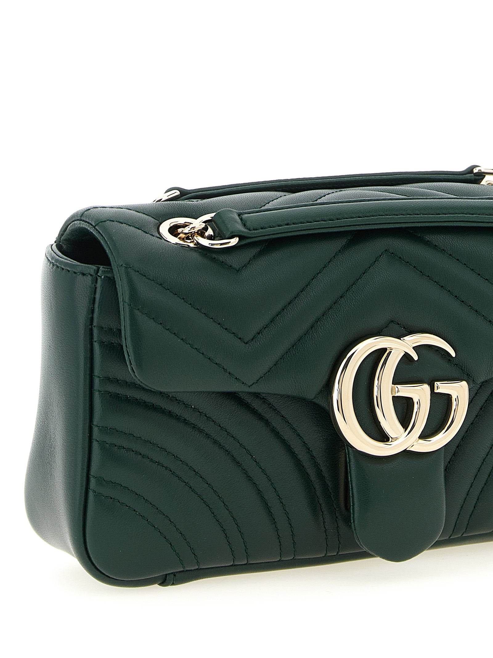 Gucci Bicolor Lamb Leather Shoulder Bag (Ref. GU334836BM) - Back view