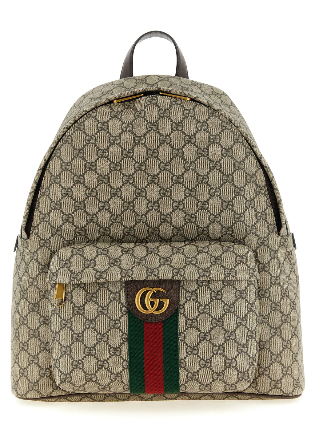 Gucci Beige Polyethylene Backpack - Front view