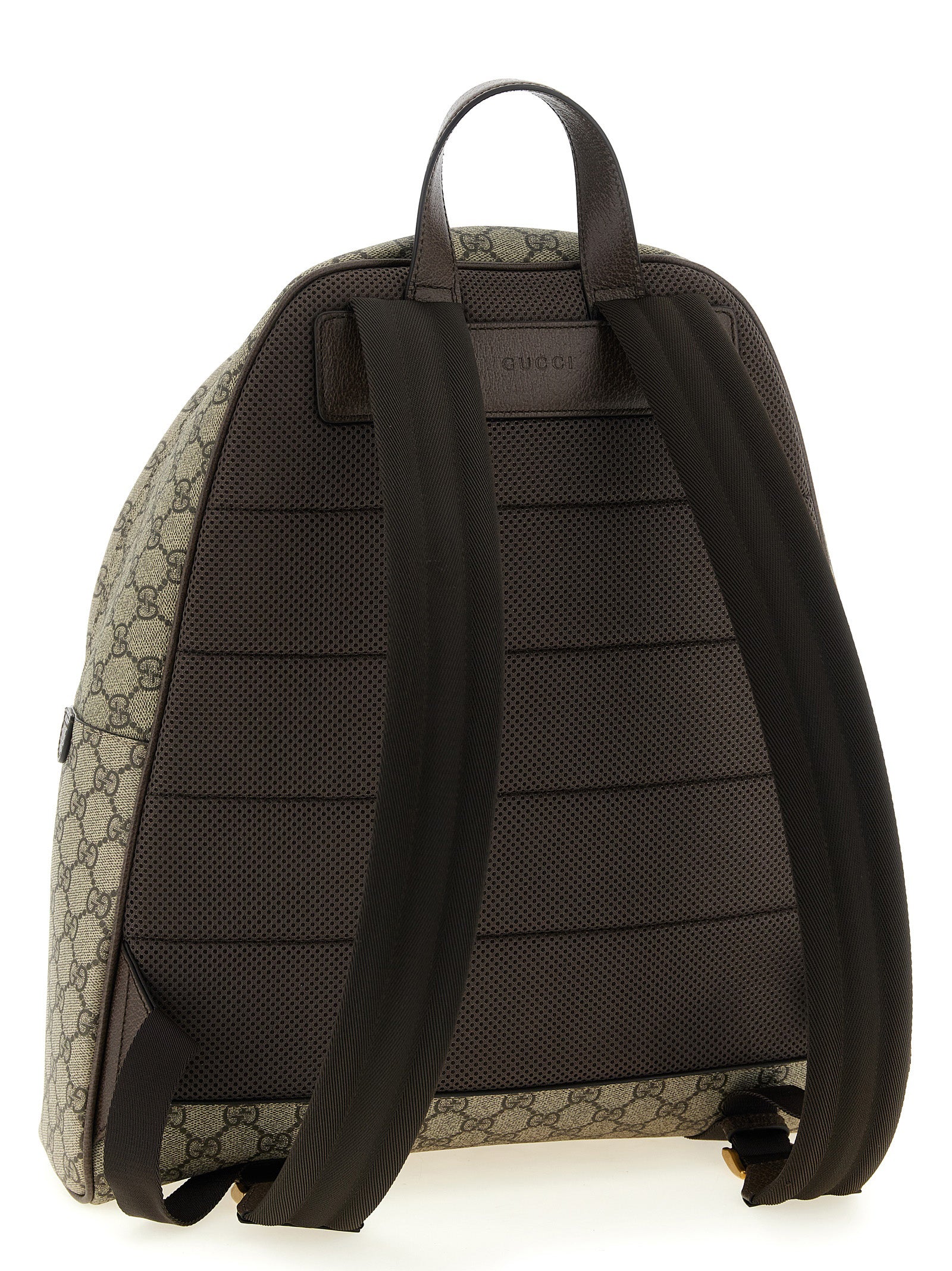 Gucci Beige Polyethylene Backpack - Side view