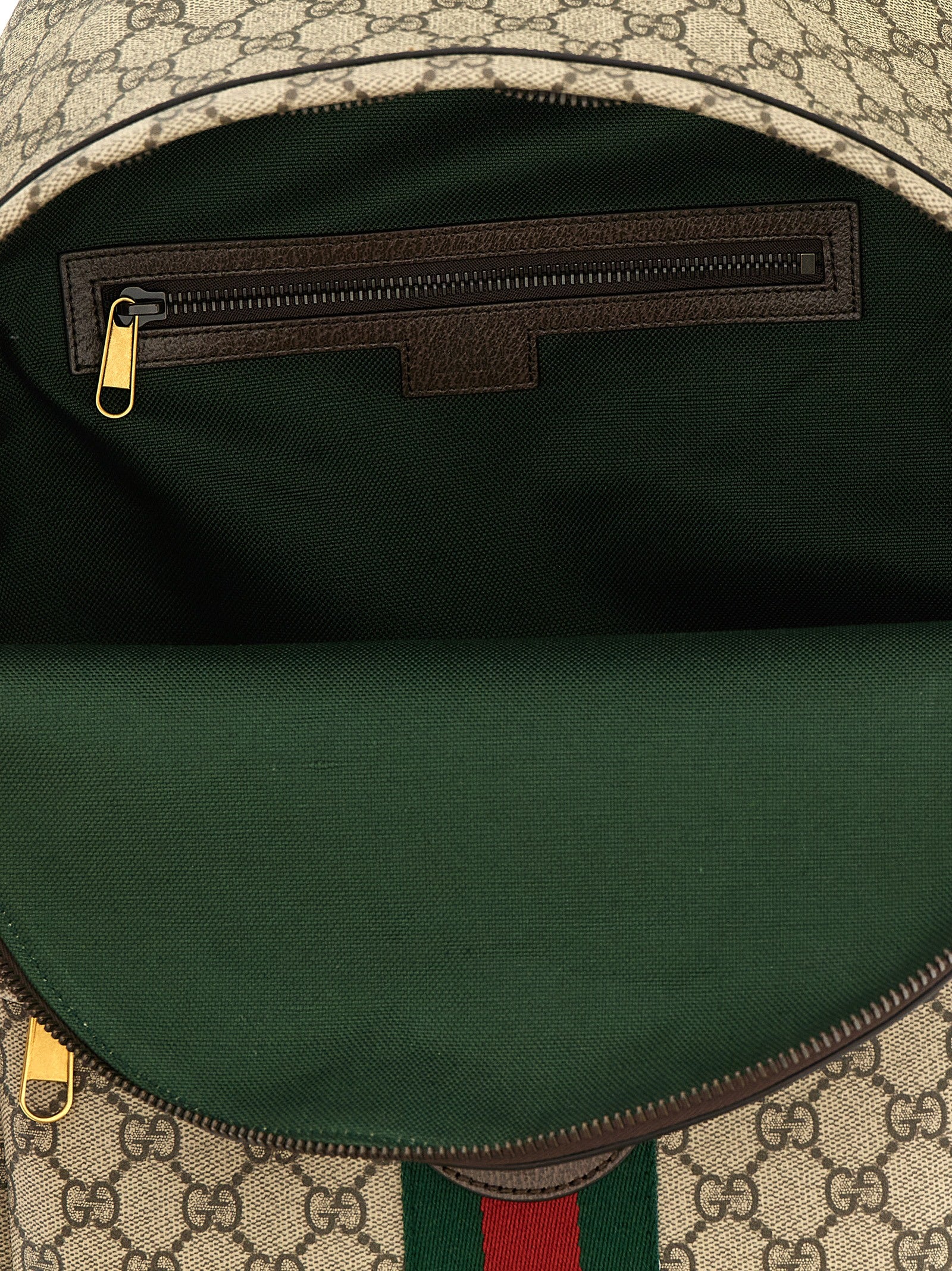 Gucci Beige Polyethylene Backpack - Detail view