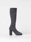 Bottega Veneta Gray Wool Over The Knee - Front view