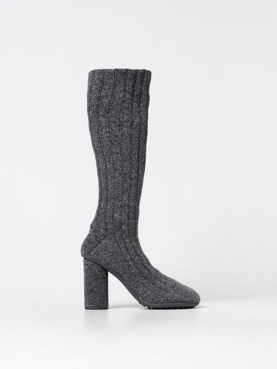 Bottega Veneta Gray Wool Over The Knee - Front view