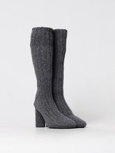 Bottega Veneta Gray Wool Over The Knee - Side view