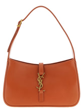Saint Laurent Orange Calfskin Shoulder Bag - Front view