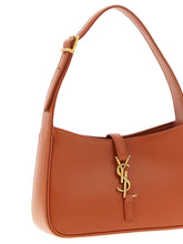 Saint Laurent Orange Calfskin Shoulder Bag - Back view
