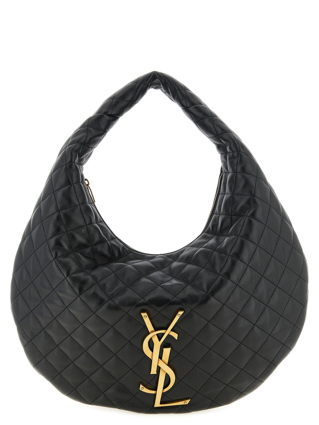 Saint Laurent Black Lamb Leather Shoulder Bag (Ref. SA333138BM) - Front view