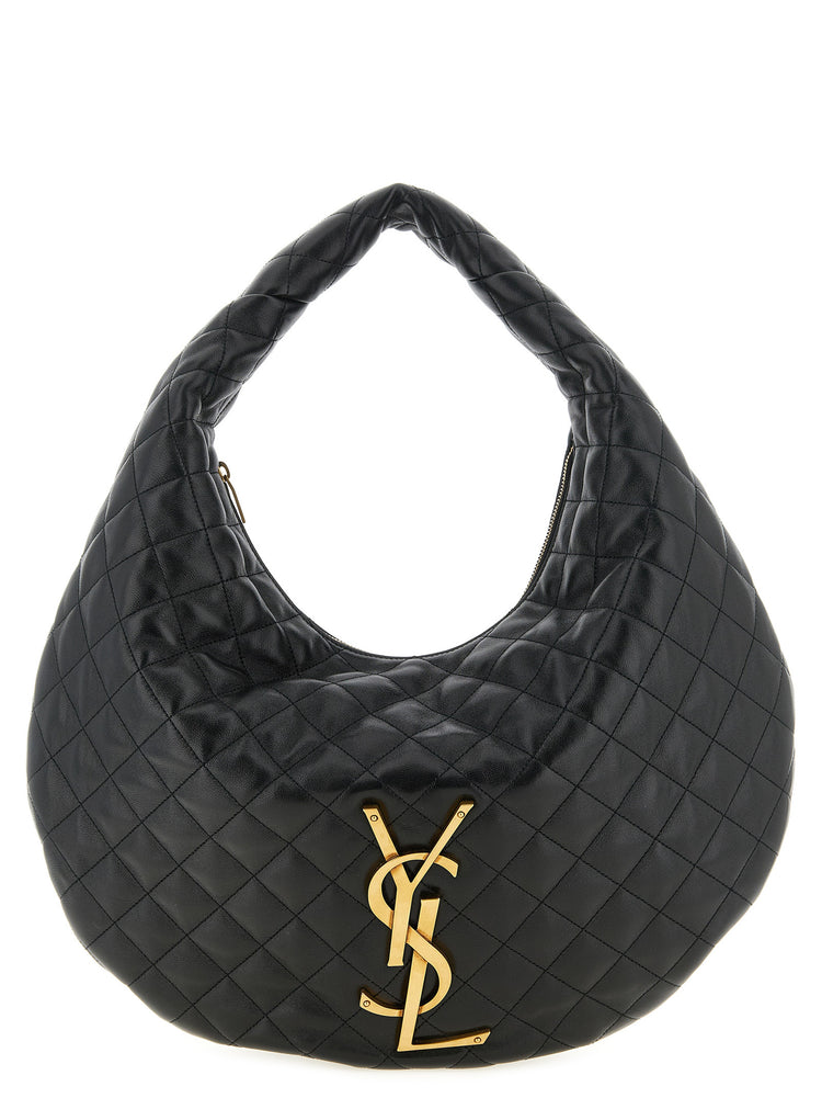 Saint Laurent Black Lamb Leather Shoulder Bag (Ref. SA333138BM) - Front view
