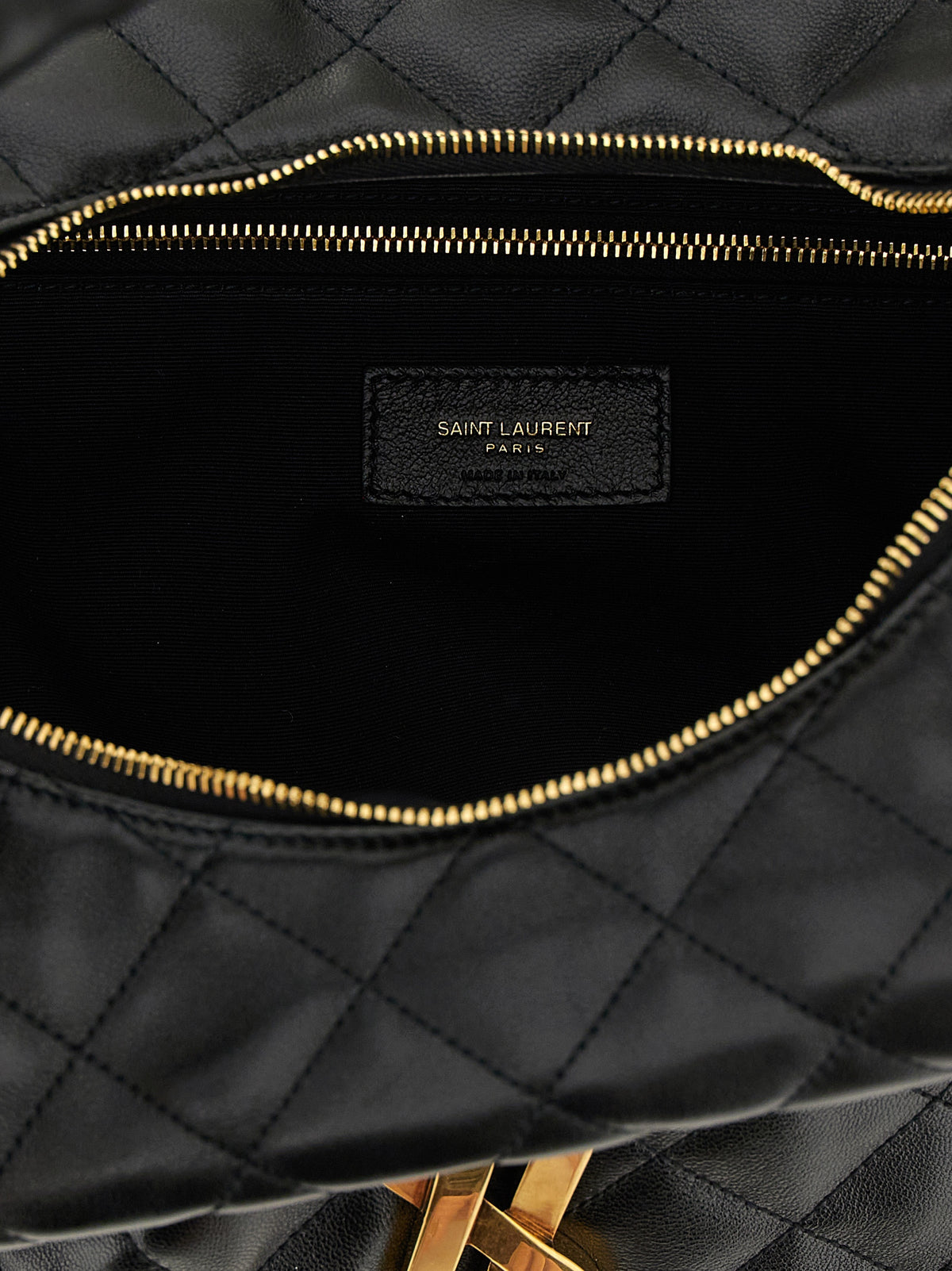Saint Laurent Black Lamb Leather Shoulder Bag (Ref. SA333138BM) - Detail view