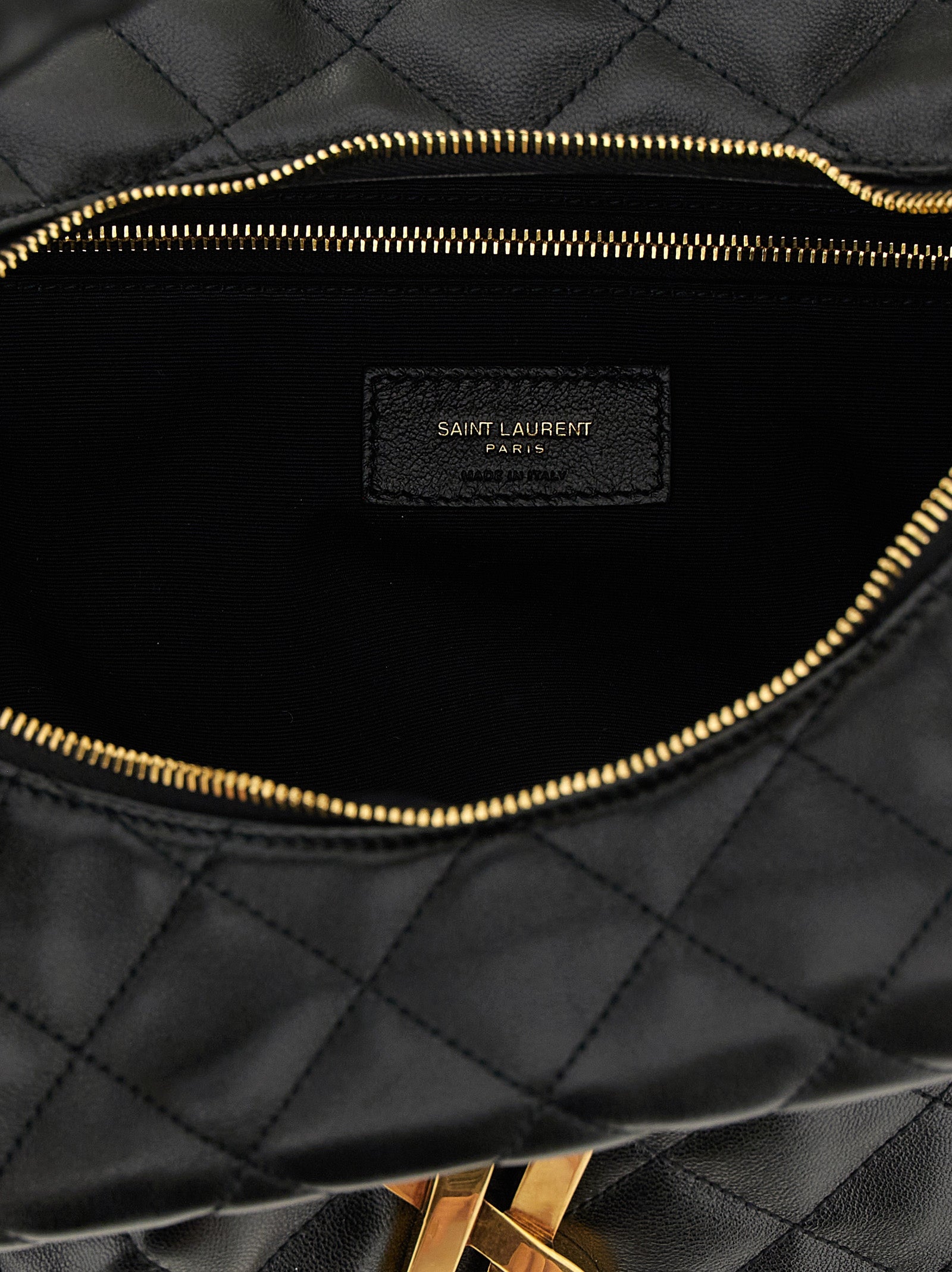 Saint Laurent Black Lamb Leather Shoulder Bag (Ref. SA333138BM) - Detail view