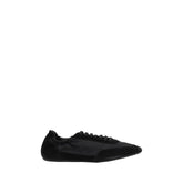 Prada Black Rubber Athletic Sneakers - Front view