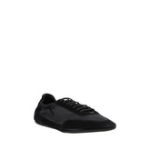 Prada Black Rubber Athletic Sneakers - Side view