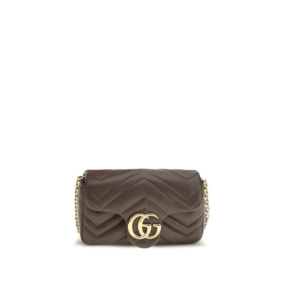 Gucci Brown Calf Leather Handbag - Front view