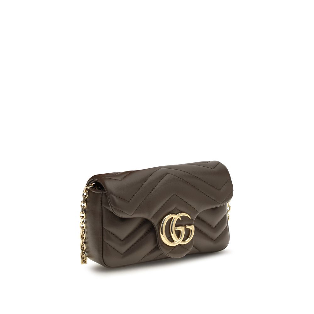 Gucci Brown Calf Leather Handbag - Side view
