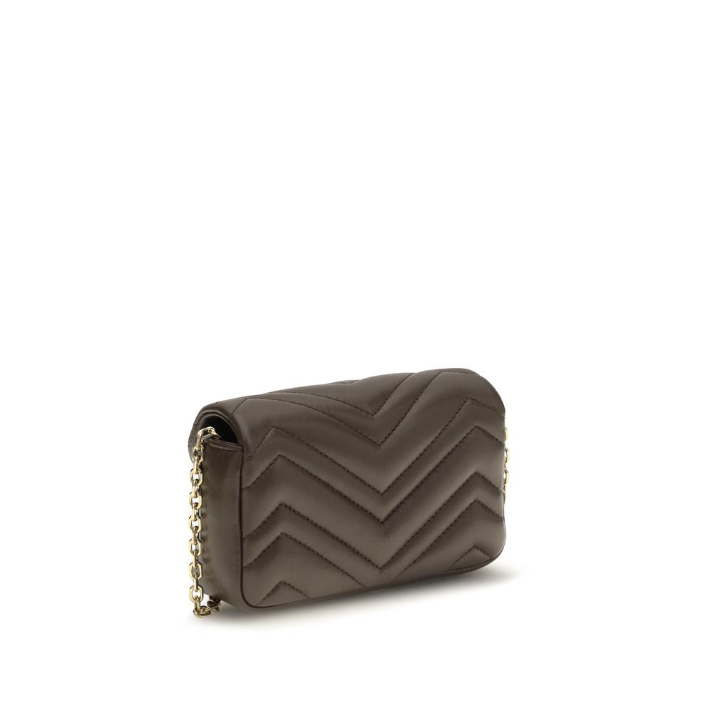Gucci Brown Calf Leather Handbag - Back view