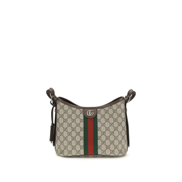 Gucci Beige Fabric Handbag - AW26 23x21cm - Front view