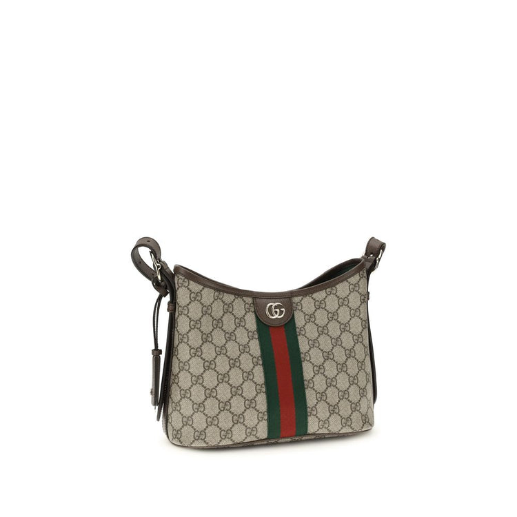 Gucci Beige Fabric Handbag - AW26 23x21cm - Side view