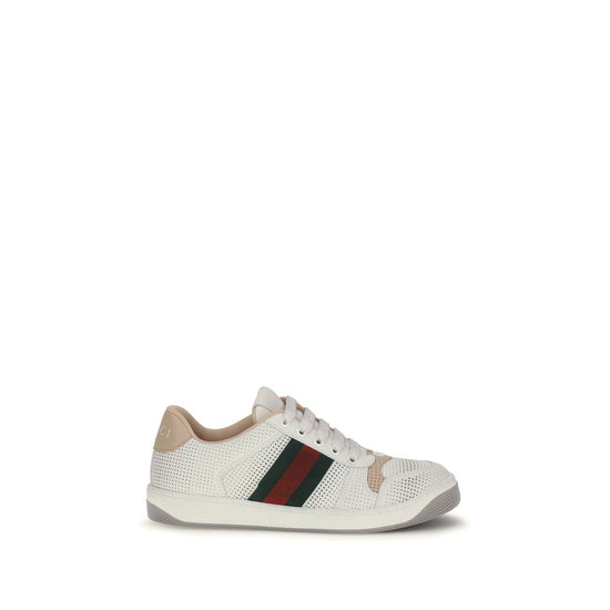 Gucci White Calf Leather Athletic Sneakers - AW26 (Ref. GUA000MVAAGVY9062) - Front view