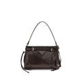 Prada Brown Calf Leather Handbag - Front view