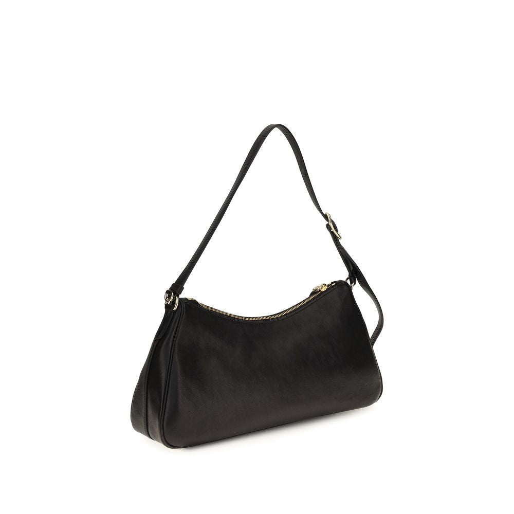 Prada Black Calf Leather Shoulder Bag - AW26 31x18cm - Back view