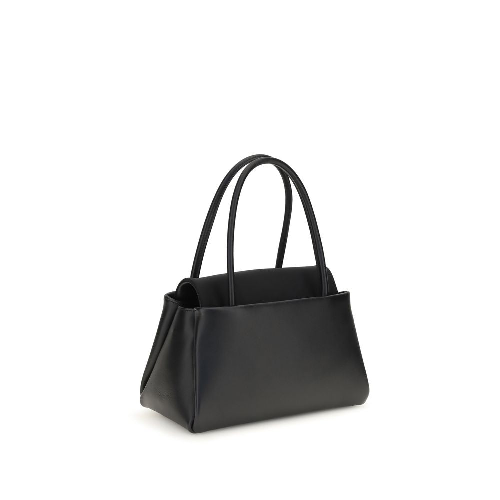 Prada Black Calf Leather Handbag - AW26 23x13cm - Back view