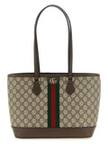 Gucci Brown Polyethylene Tote Bag - Front view