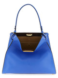 Fendi Blue Calfskin Handbag (Ref. FE338605BM) - Front view