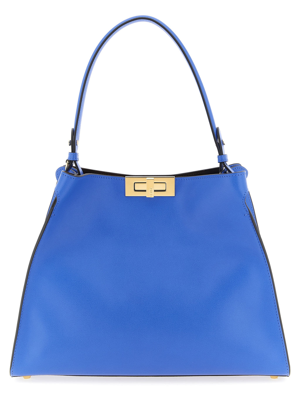 Fendi Blue Calfskin Handbag (Ref. FE338605BM) - Back view