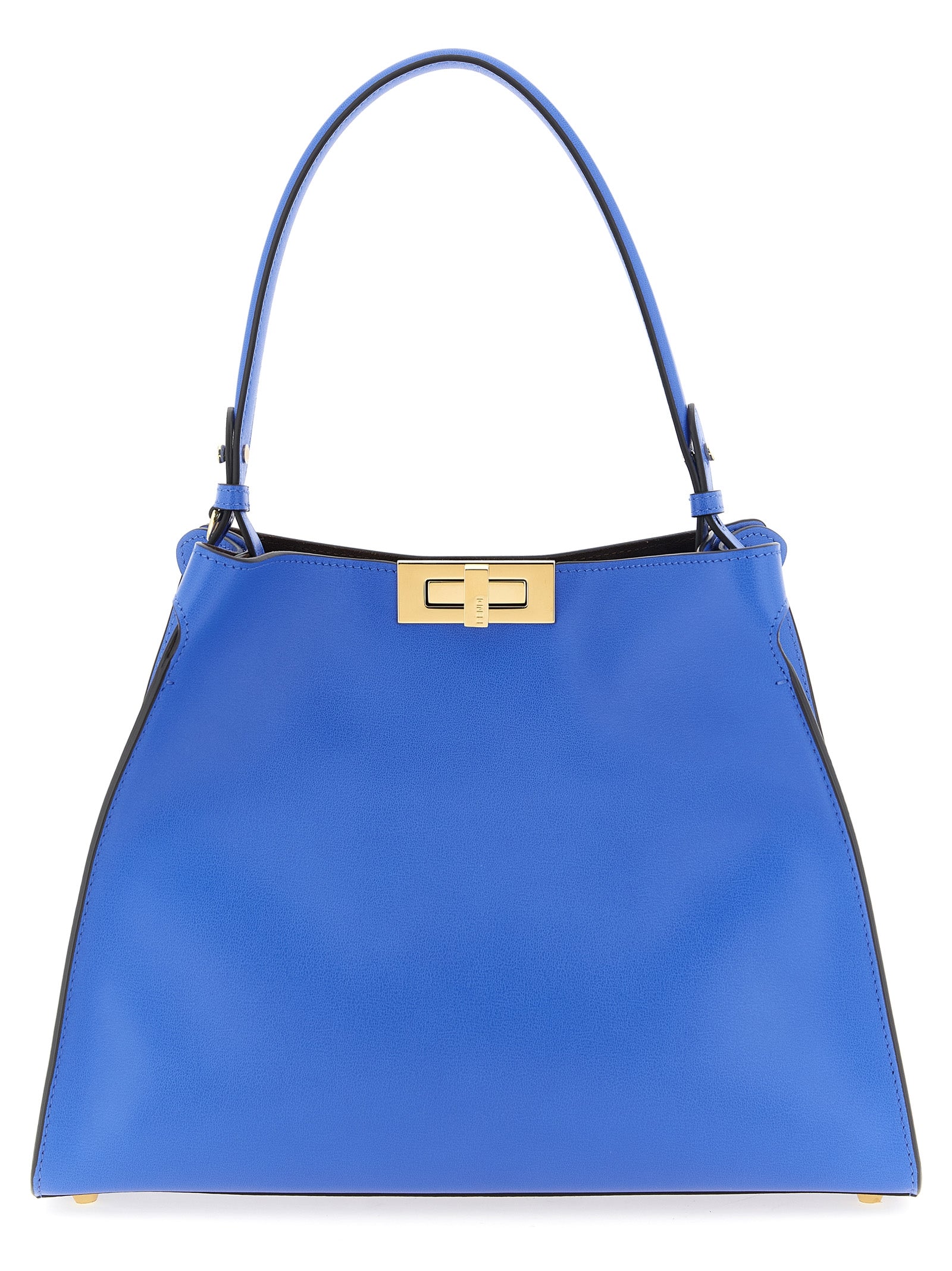 Fendi Blue Calfskin Handbag (Ref. FE338605BM) - Back view