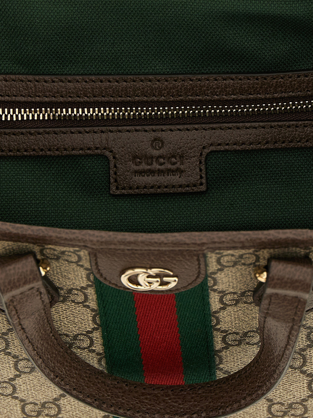 Gucci Multicolor Polyethylene Crossbody Bag - Detail view