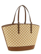 Gucci Brown Cotton Handbag - Side view