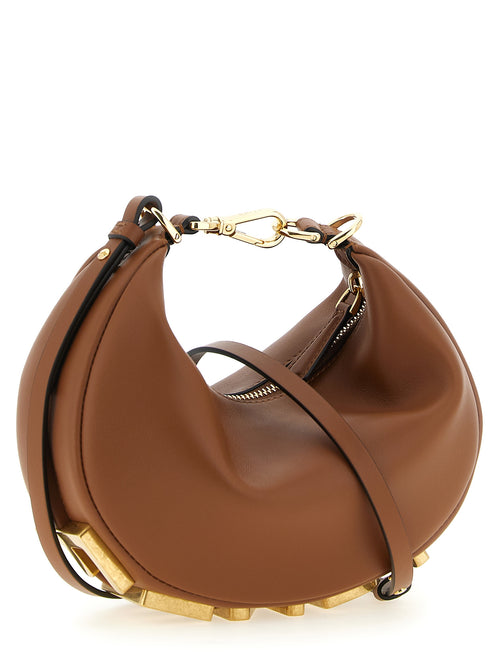 Fendi Brown Calfskin Handbag (Ref. FE338620BM) - Side view