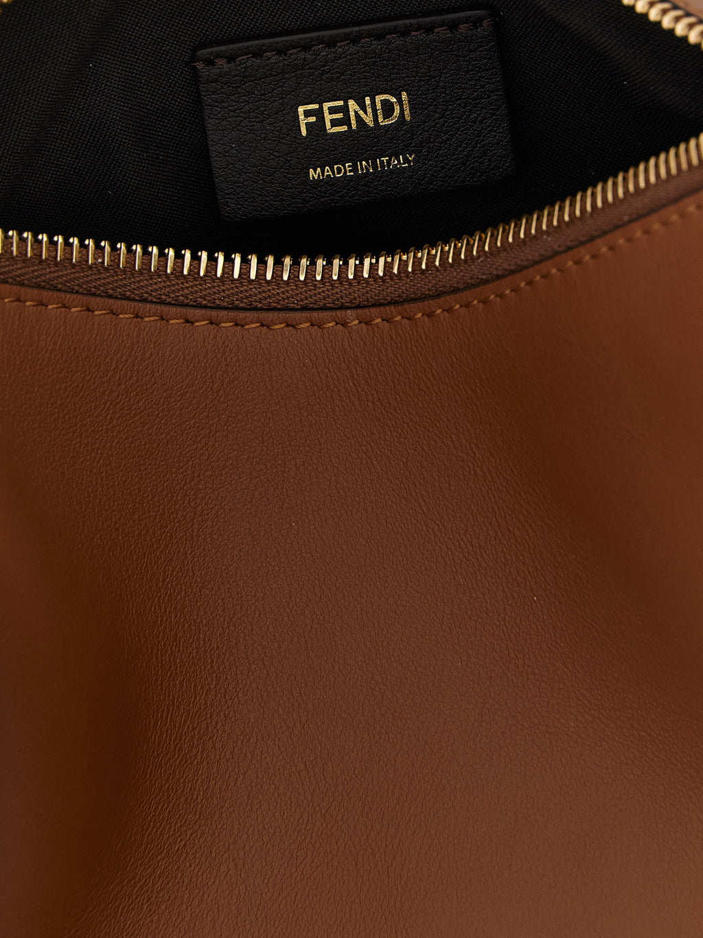 Fendi Brown Calfskin Handbag (Ref. FE338620BM) - Detail view