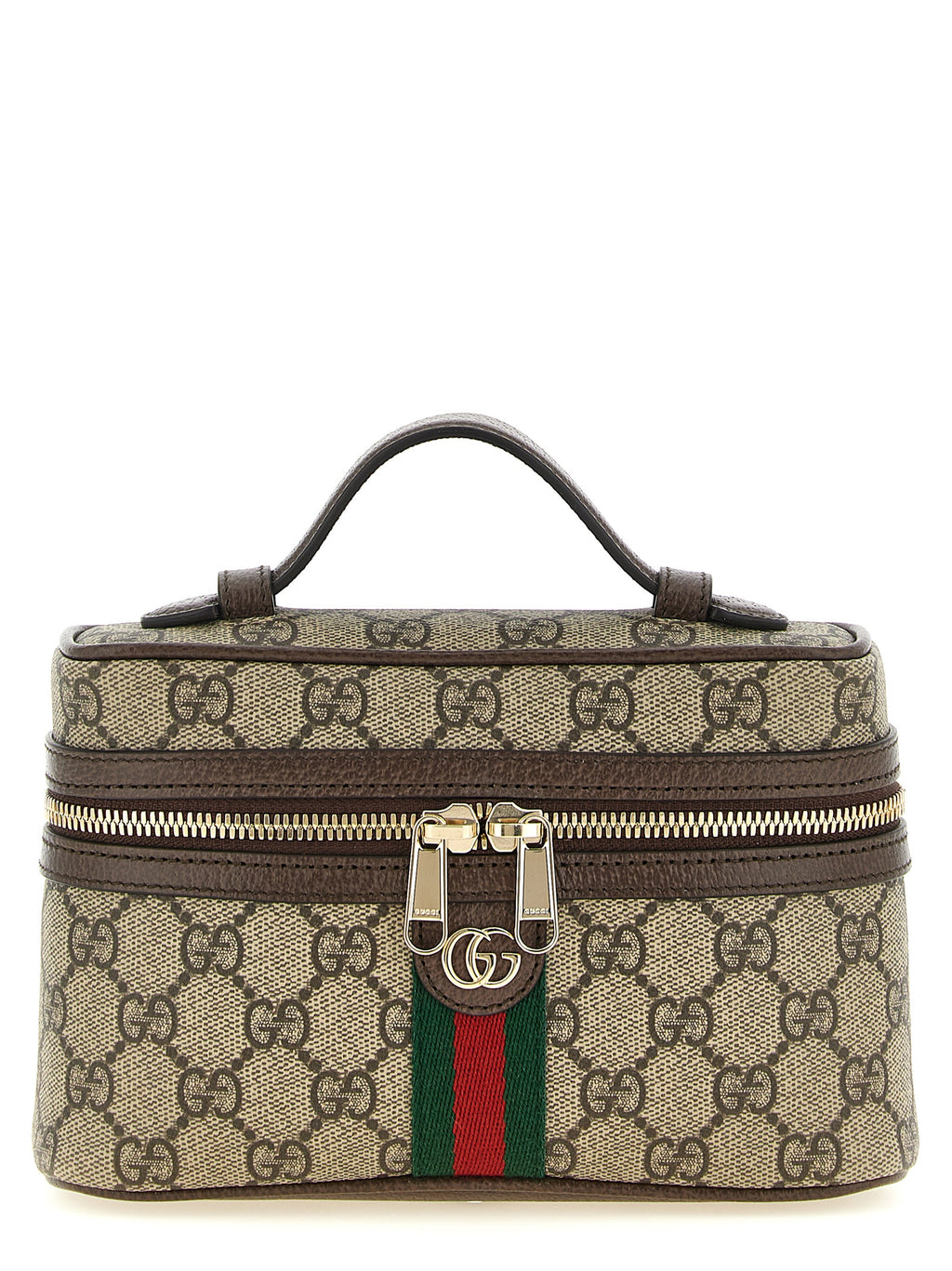 Gucci Beige Polyethylene Shoulder Bag - Front view